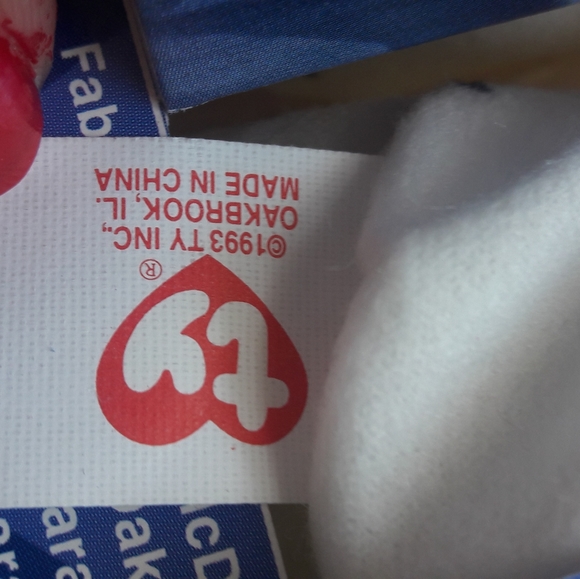 4 PC PEXTREMELY RARE BRITANIA GLORY Donalds 1999 error TY Beanie Babies Vintage - Picture 6 of 14